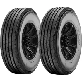 1953279225 Advanta Qty 2 295/75r22.5 Av3000t Trailer 144/141l Lrg Black Wall Tires