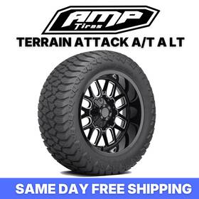 Amp 33-125022amp/ca3 Terrain Attack A/t A Lt 33x12.5r22 Load E 10 Ply At All Set Of 4