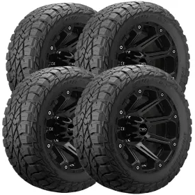 35x12.50r17lt Amp Tires 35-125017amp/rte Qty 4 Terrain Attack R/t 125q Load Range E Black Wall