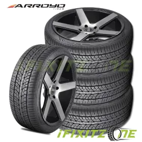 Aus005 Arroyo 4 Ultra Sport A/s 245/30r22 92w Tires 500aa Uhp Performance 40k Mile