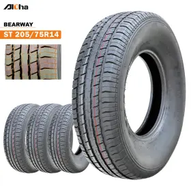 75r14 Bearway 753902955618 4 St 205/75r14 8 Ply Trailer Tires Heavy Duty Load D Tubeless 205/75/14 75r14 Bearway 753902955618 4 St 205/75r14 8 Ply Trailer Tires Heavy Duty Load D Tubeless 205/75/14