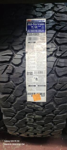 Bfgoodrich 12201 325/60r20 Bf Goodrich Ko2 - New