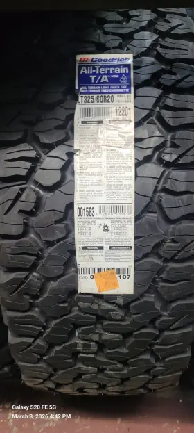 60r20 Bfgoodrich 12201 325/60r20 Bf Goodrich Ko2 - New