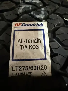 640773 Bfgoodrich Lt 275/60r20 Bf Goodrich All Terrain Ta Ko3 Tires. New 4 Tires