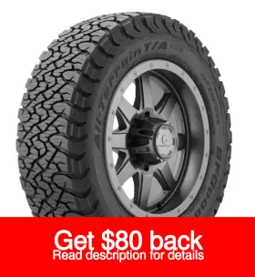 40x13.50r20lt Bfgoodrich 75404 All-terrain T/a Ko3 128r 12 Ply Quantity Of 4