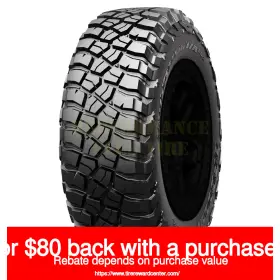 Lt12.50 Bfgoodrich 79293 Mud-terrain T/a Km3 Lt12.50/80r17 116q 6 Ply Quantity Of 1
