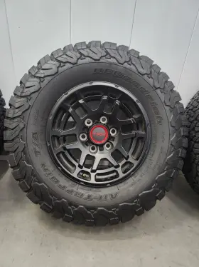 70r16 Bfgoodrich 97884 All Terrain Ta Ko2 275/70r16 Tire And Trd Wheels 16 Inch Black Alloy
