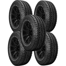 000020 Bridgestone Qty 5 Lt265/75r16 Dueler A/t Revo 3 123r Lre White Letter Tires