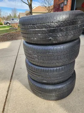0002051563 Bridgestone Three 22 Inch Tires And 2 Goodyear Eagle Touring