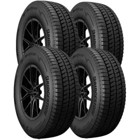000659 Bridgestone Qty 4 Lt245/75r17 Blizzak Lt 121r Load Range E Black Wall Tires