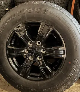007159 Bridgestone 4 Tires Dueler A/t 255/65r17 110t At And Wheels Excellent
