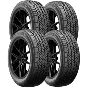 009650 Bridgestone Qty 4 235/55r19 Weatherpeak 101h Sl Black Wall Tires