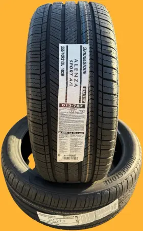 013787 Bridgestone Two Brand New 255/40r21 102h Alenza Sport A/s As All Season Tires