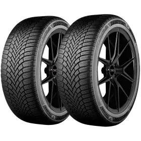 014626 Bridgestone Qty 2 235/60r18 Blizzak 6 107v Xl Black Wall Tires
