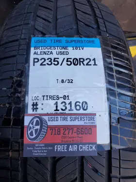 014875 Bridgestone Alenza Sport As 235/50r21 Tire