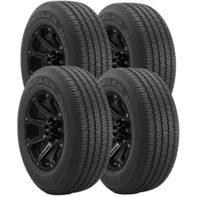 030456 Bridgestone Qty 4 P265/65r17 Dueler H/t 684 Ii 110s Sl Black Wall Tires