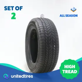2556018 Bridgestone 255/60/18 255 60 18 Set Of 2 Used 255/60r18 Alenza As Ultra 112v - 8.5/32