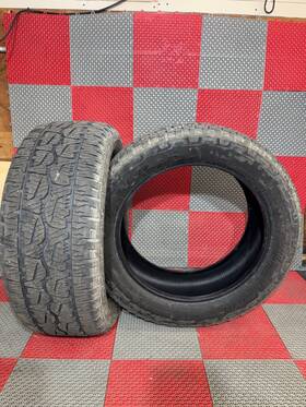 Bridgestone Revo3 2x Used 265/50 R20 Dueler A/t Tires 10/32 Tread 265/50/20
