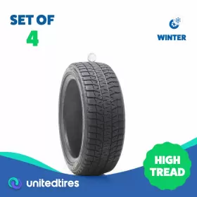9-10.5 Bridgestone Ws90 Set Of 4 Used 215/45r17 Blizzak Studless 91t - 9-10.5/32