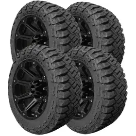 35x12.50r20lt Buckshot Cbsrt13 Qty 4 Rugged Terrain 121q Lre Black Wall Tires