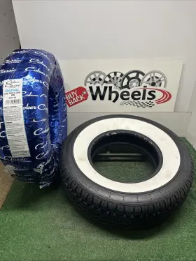 737115 Coker Pair 2 Classic Star Series 235/75r15 109t 3.125 White Wall Tires Tire 737115 Coker Pair 2 Classic Star Series 235/75r15 109t 3.125 White Wall Tires Tire