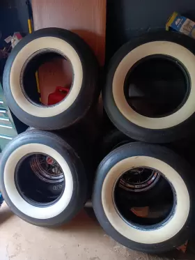 344566 Coker Tire 15 Inch Tires White Walls Pick Up 45417 344566 Coker Tire 15 Inch Tires White Walls Pick Up 45417