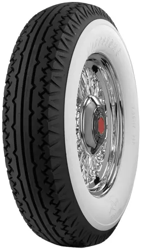 700-17 Coker Tire 708010 Firestone Vintage Bias Ply 4 Whitewall N Desi