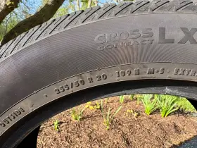 03590080000 Continental Qty 4 255/50r20 Cross Contact Lx Sport 109h M S Black Wall Tires