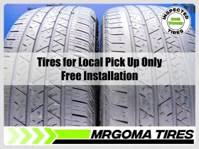 03592080000 Continental Set Of 2 Crosscontact Lx Sport 235/55/19 Used Tires 63% Life 2355519