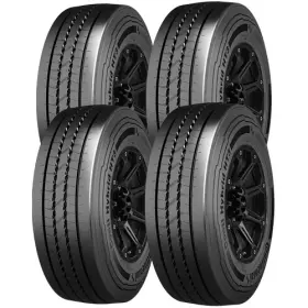 05321680000 Continental Qty 4 285/70r19.5 Hybrid Ht3 Trailer 150/148k Lrj Black Wall Tires