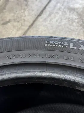 2423.1622.4617.2023 Continental 2x 255/45r20 105h Cross Contact Lx Sport 7/32 Inch Used Tires