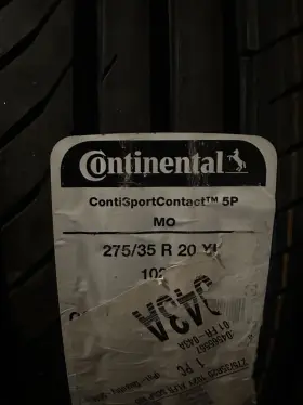 0358459000 Continental Tires 275/35 R20 102y Sportcontact 5p Mo Xl Tire Single