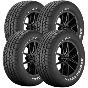 160013024 Cooper Qty 4 P255/70r15 Cobra Radial G/t 108t Sl White Letter Tires
