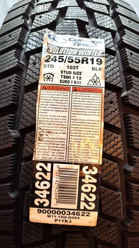 90000034622 Cooper Evolution Winter 245/55r19 103t Quantity Of 1