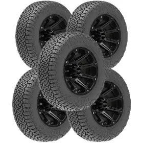 928503 Delinte Qty 5 245/75r16 Centurion A/t 115h Xl Black Wall Tires
