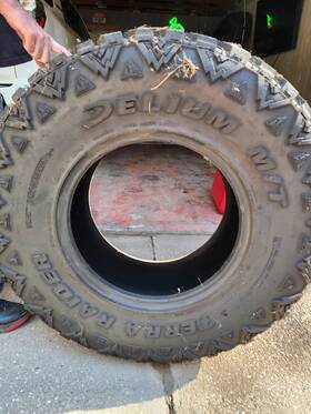 Delium D237128 Tire Terra Raider M/t Ku-255 Lt 37x12.50r18 Load E 10 Ply Mt Mud