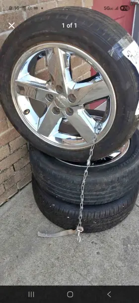 7tt4 Dodge Chrome Avenger Tires Original 7tt4 Dodge Chrome Avenger Tires Original