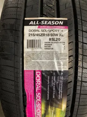 Rsl20 Doral 2 New 215 45 18 Sdl-sport All Season Tires Rsl20 Doral 2 New 215 45 18 Sdl-sport All Season Tires