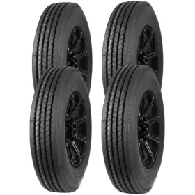 1133396797 Double Coin Qty 4 235/75r17.5 Rt500 143l Load Range J Black Wall Tires
