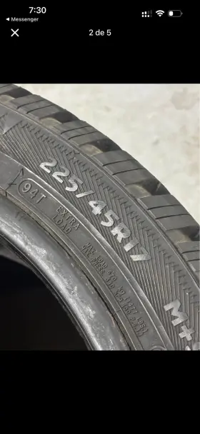 45r17 Dunlop 12383 Tire Art C Claw 225/45r17 Est Como Nuevo Tiene Un 98 % De Vida Uno Disponible