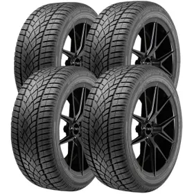 265024758 Dunlop Qty 4 245/40r18 Winter Sport 3d Snow 97v Xl Black Wall Tires