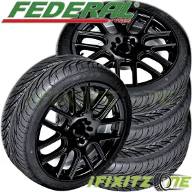 149k5afa Federal 4 New Ss-595 195/45r15 78v Bsw All Season Uhp High Performance Tires