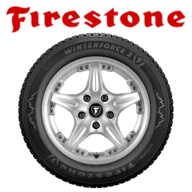 008663 Firestone Set Of 4 Winterforce 2 225/55r18 98s Studdable Snow Tires Traction 008663 Firestone Set Of 4 Winterforce 2 225/55r18 98s Studdable Snow Tires Traction