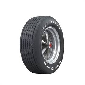 Firestone 62510 Wide Oval Tire Raised White Letter Fr60-15