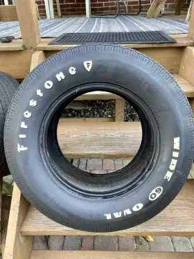 Fa-160-21-5g7 Firestone Wide Oval Tires H60-15 One Pair