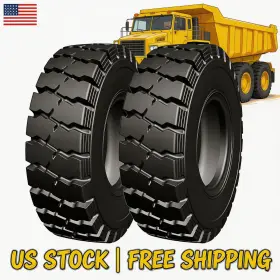 6.50-10-10pr Garvee 2pcs 6.50-10 Heavy Duty Forklift Tire 10-ply With Tube And Flap For