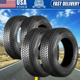 80d13 Garvee T175/80d13 Set 4 St175/80d13 175 80 D13 Trailer Tires Load Range C 6pr Tubeless Heavyduty