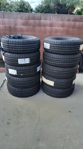 0450721 General Tire 245/70r/17 Tires Grabber Hd Load Range E Or 119. Brand New