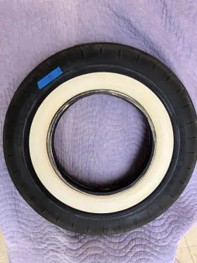 202267-4tn Goodyear Nos 6.70 X 15 Nylon Wide Whitewall Mfg
