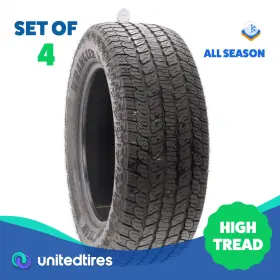 3055522 Goodyear 305/55/22 305 55 22 Set Of 4 Used Lt 305/55r22 Wrangler Territory At 122/119s - 10-11/32